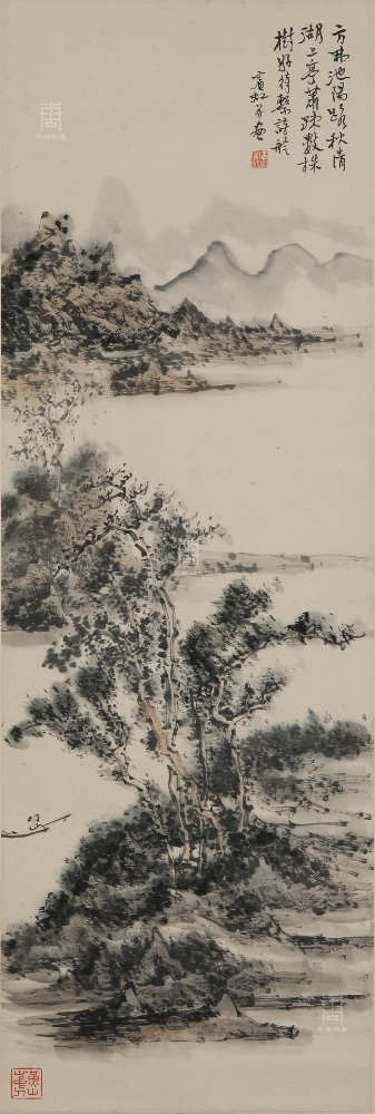 16 黄宾虹-山水图