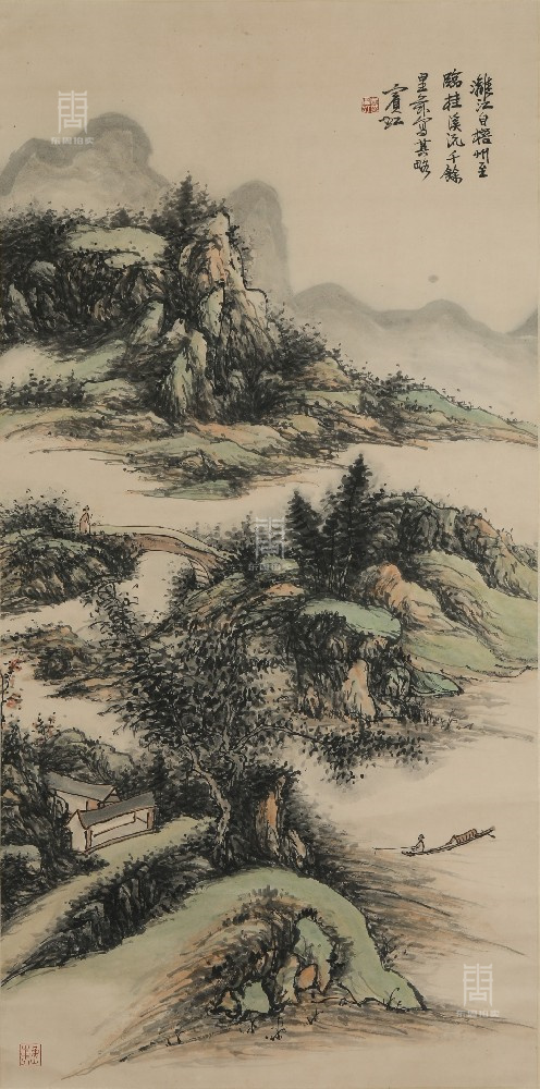 17 黄宾虹-漓江山水