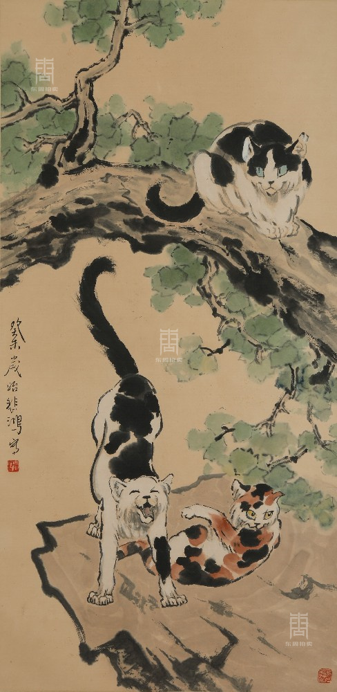 18 徐悲鸿-懒猫