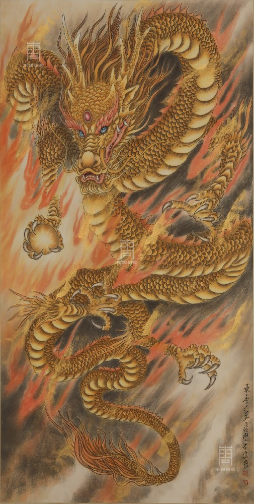 28 张大千-金龙