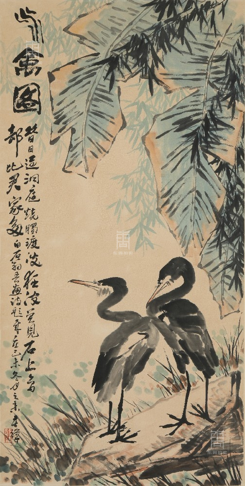 69 李苦禅-飞禽图