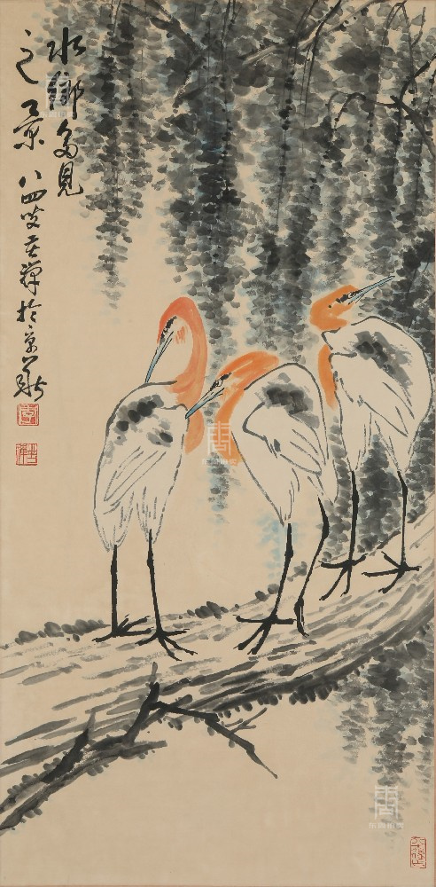 72 李苦禅-水乡白鹭