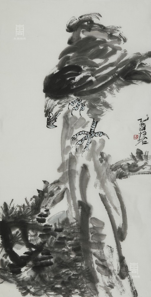 79 吴悦石-雄鹰展翅