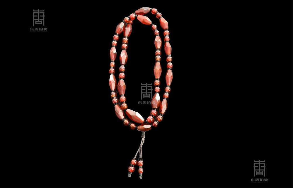 341 明 红玛瑙项饰