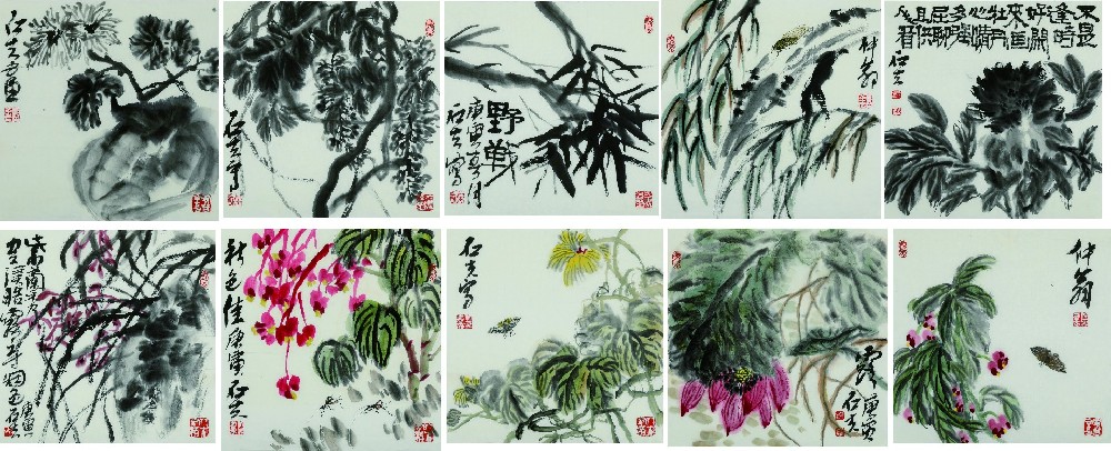 166 郭石夫-花鸟十屏